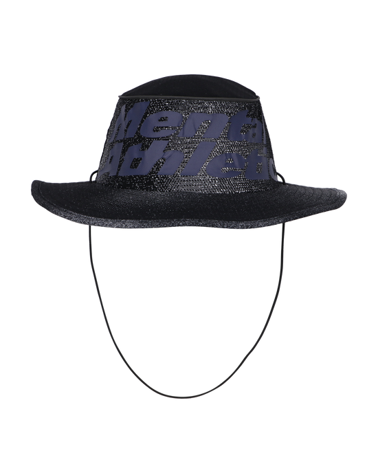 CHILL SHIELD SPEED BOB Mental Athletic trail running cap in black, lightweight technical hat with wide brim for sun protection