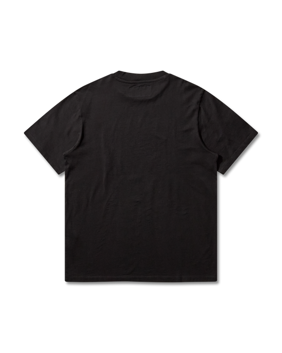 Back detail of PRINTED TEE TOKYO Mental Athletic, lightweight activewear cotton t-shirt.