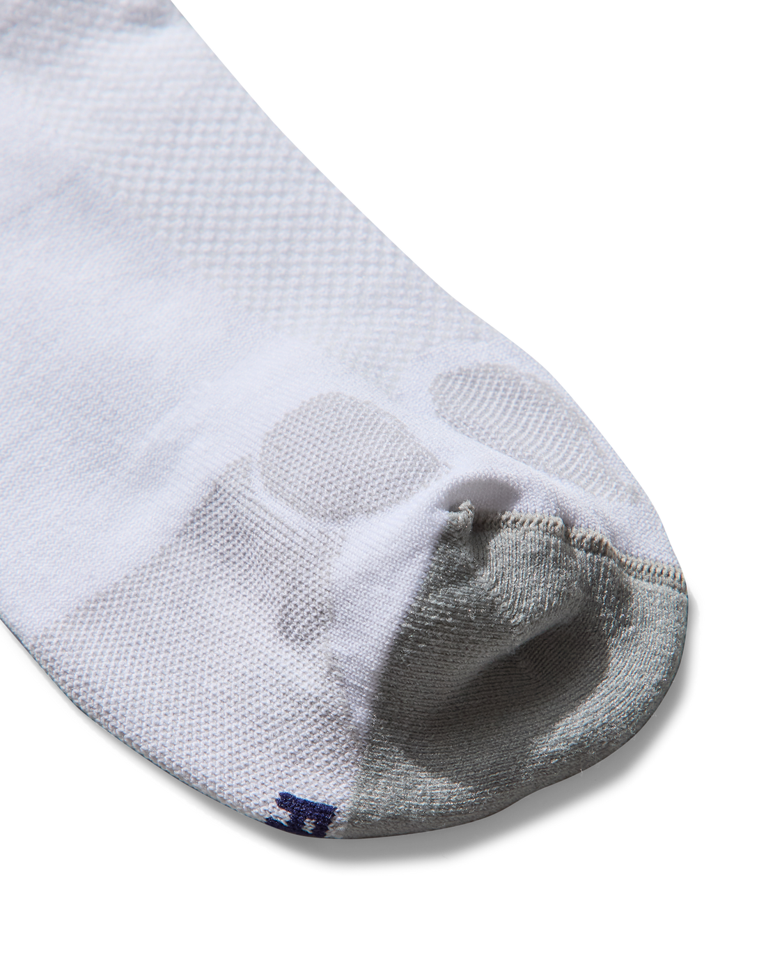 Close-up detail of Mental Athletic CREW SOCKS breathable fabric, lightweight construction for dry and cool performance