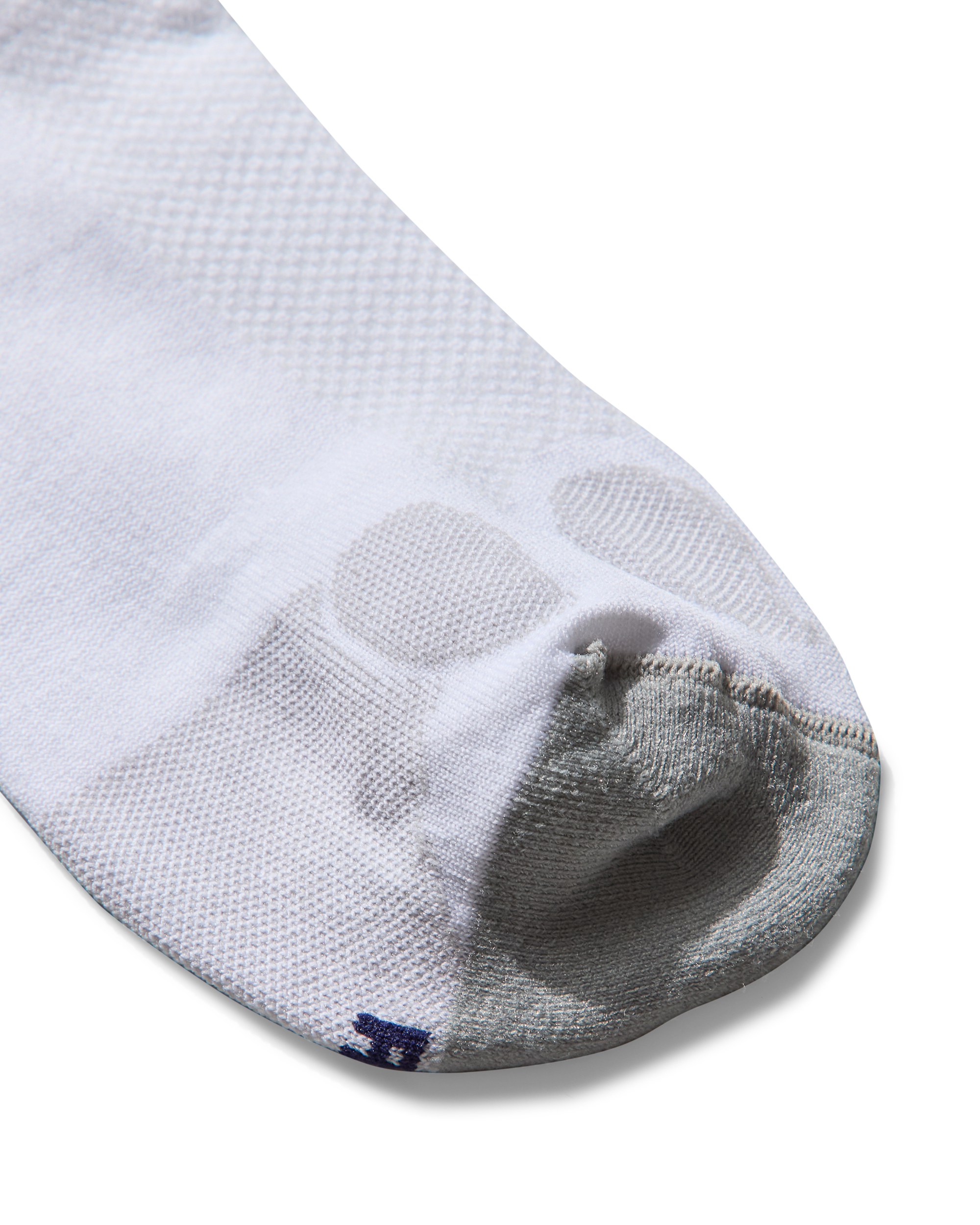 Close-up detail of Mental Athletic CREW SOCKS breathable fabric, lightweight construction for dry and cool performance