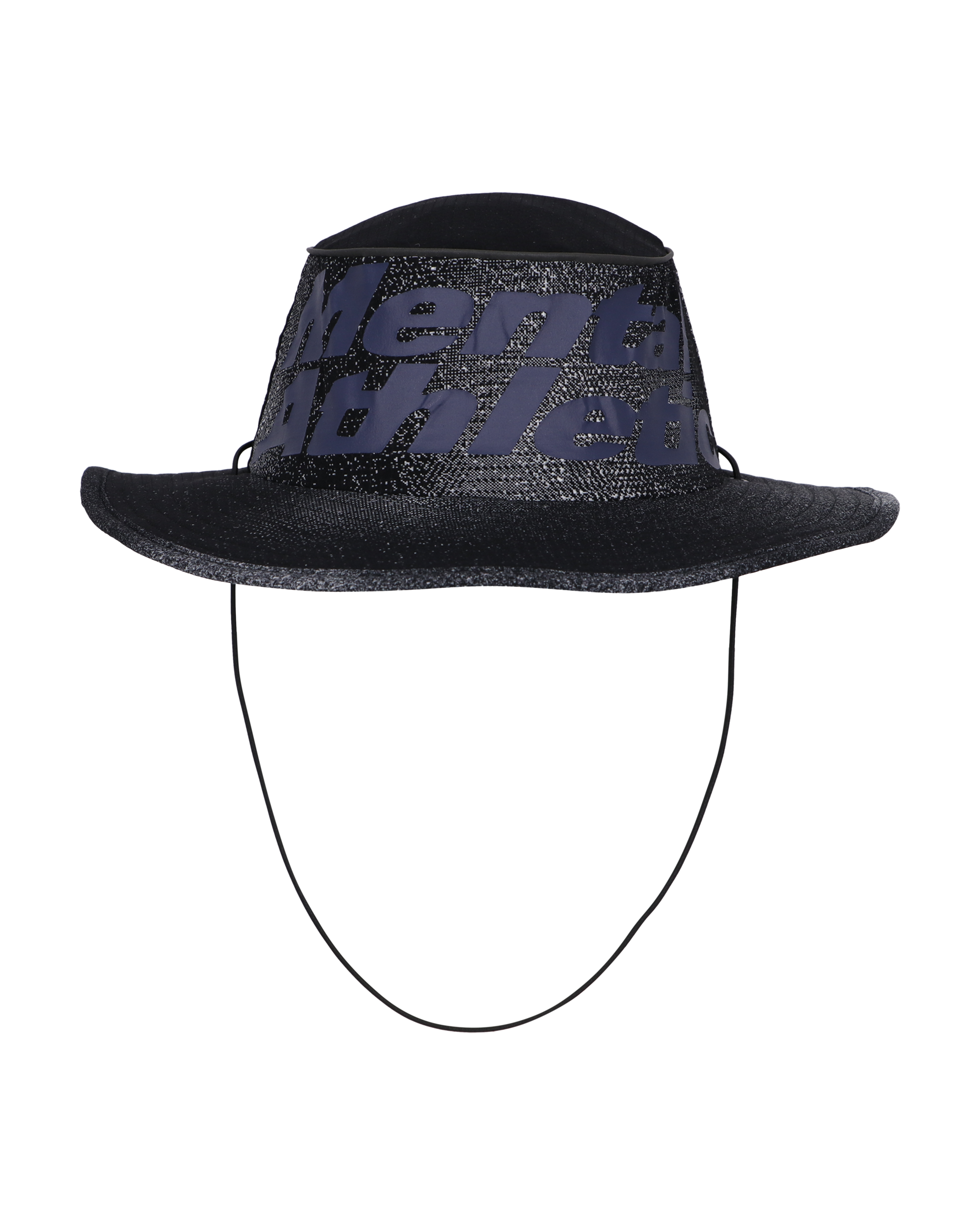 CHILL SHIELD SPEED BOB Mental Athletic trail running cap in black, lightweight technical hat with wide brim for sun protection