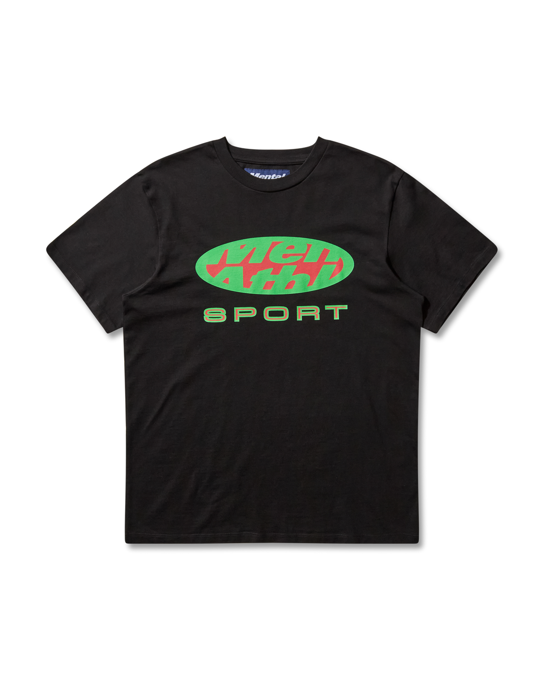 Front view of Mental Athletic SPORT TEE TOKYO, cotton performance t-shirt styled for active lifestyle.
