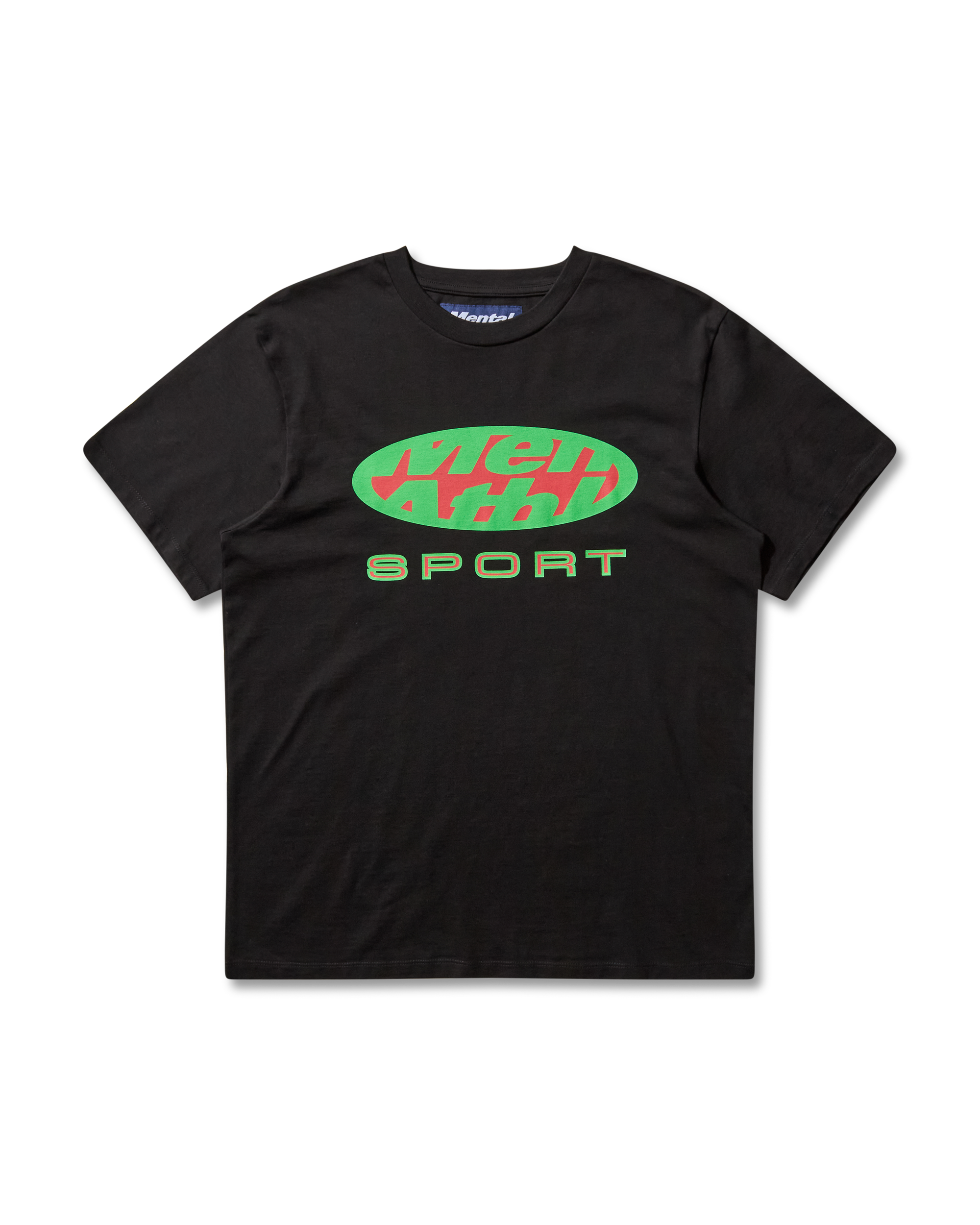 Front view of Mental Athletic SPORT TEE TOKYO, cotton performance t-shirt styled for active lifestyle.