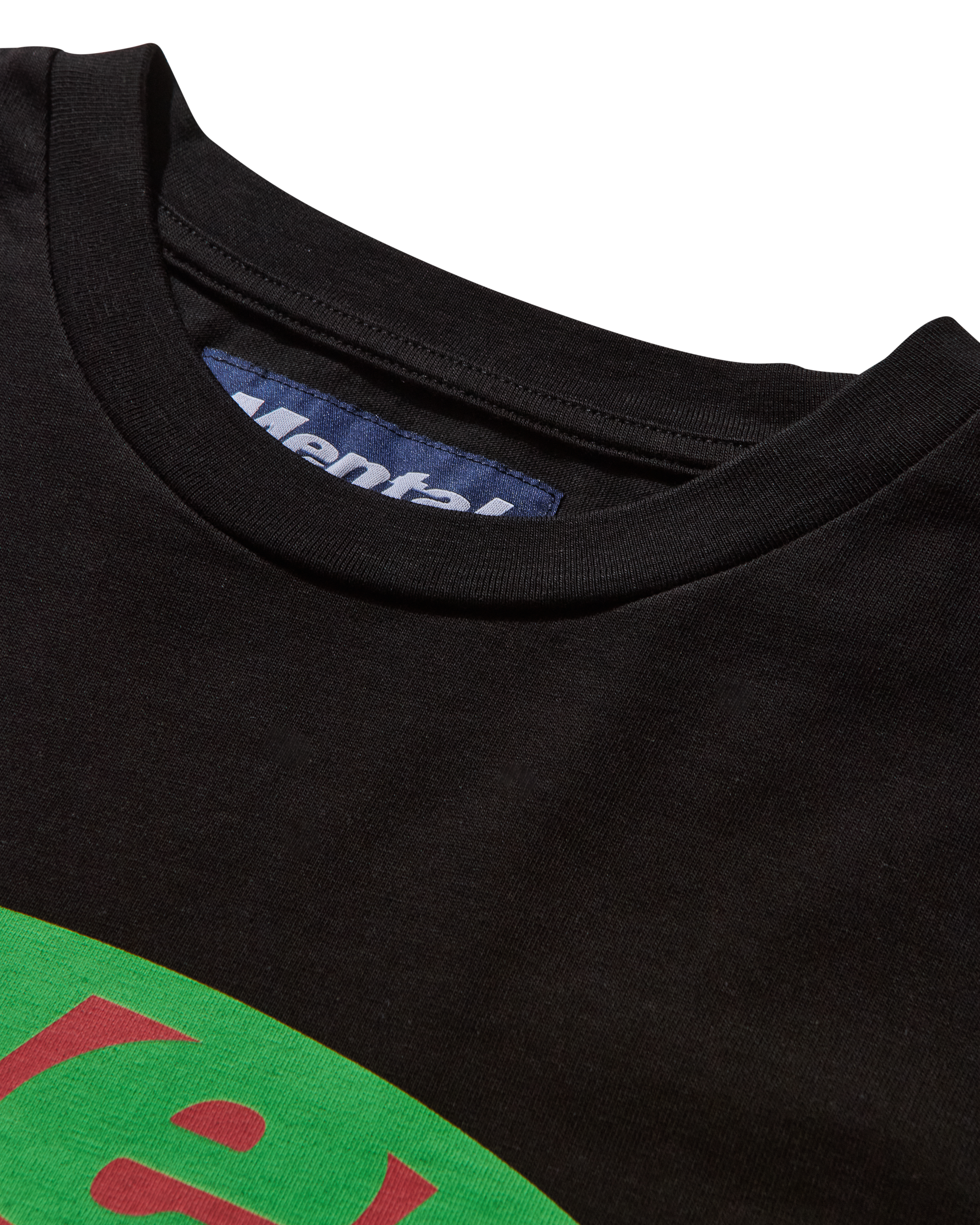 Mental Athletic SPORT TEE TOKYO in black cotton, lightweight sportswear t-shirt with bold logo design.