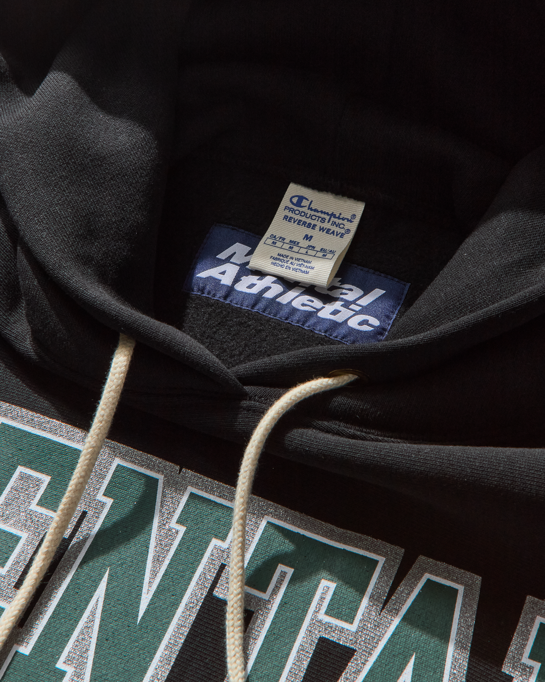 Mental Athletic COLLEGE HOODIE in cotton, warm everyday hoodie with bold logo design.