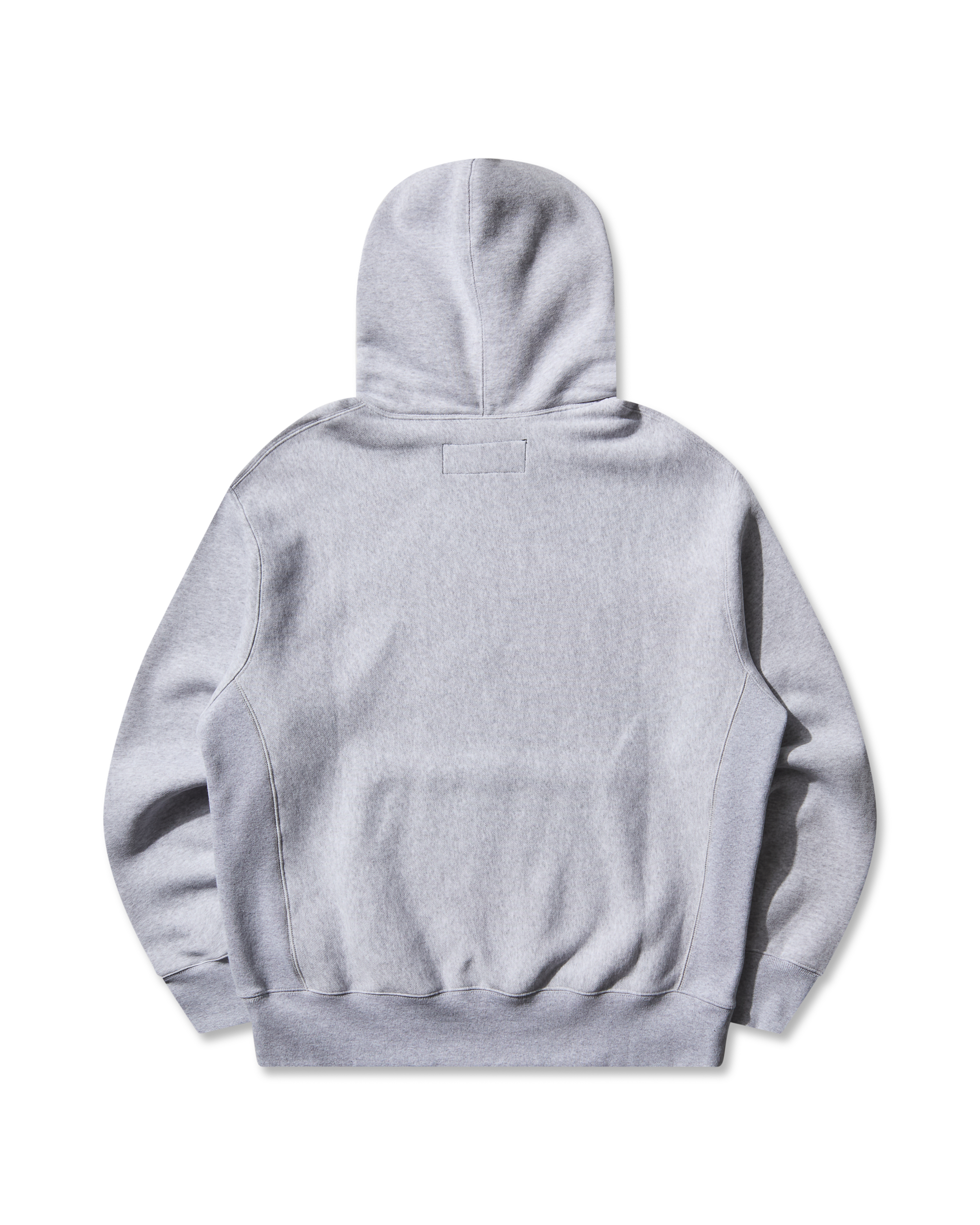 Back detail of WOLF HOODIE Mental Athletic, lightweight cotton hoodie with graphic detail.