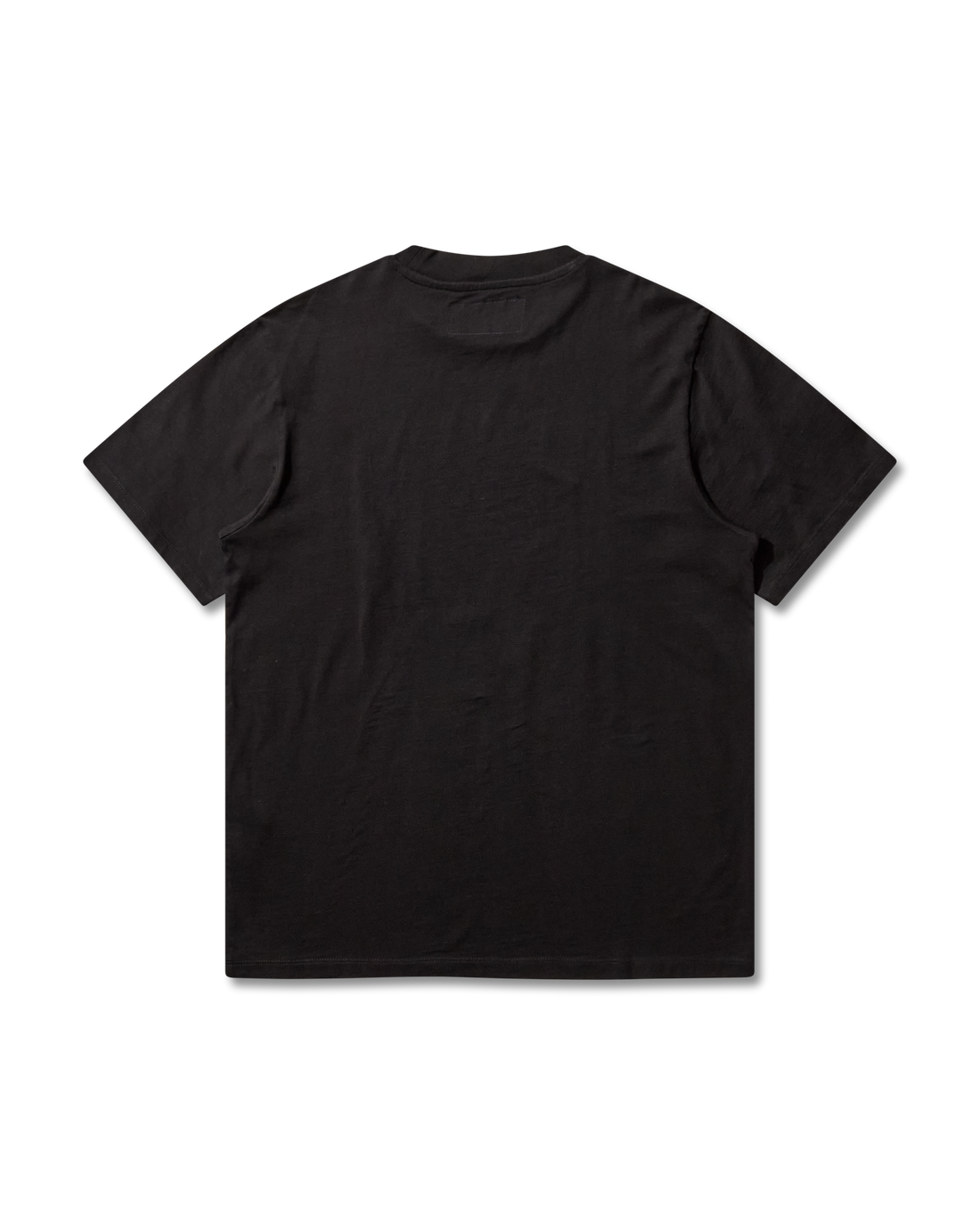 Back detail of PRINTED TEE TOKYO Mental Athletic, lightweight activewear cotton t-shirt.