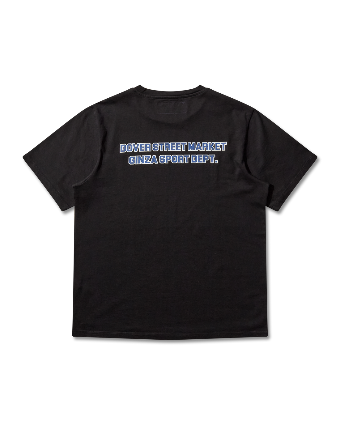 Back view of Mental Athletic Logo Box Path Logo Tee in breathable cotton fabric.