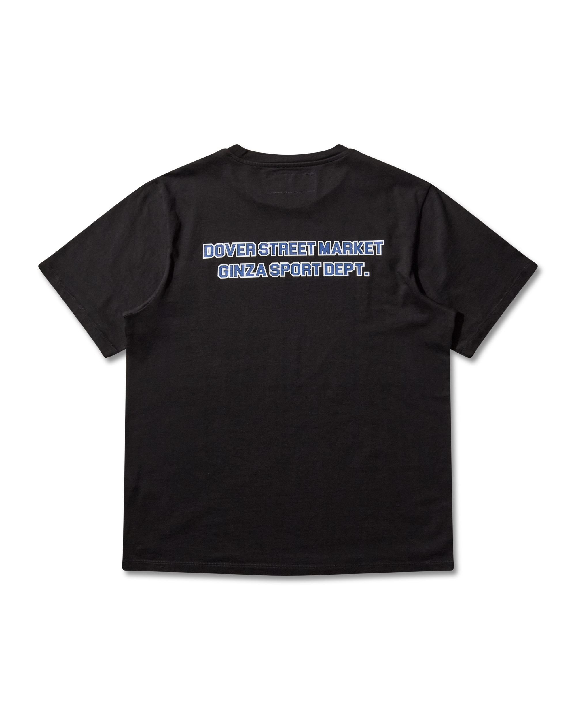 Back view of Mental Athletic Logo Box Path Logo Tee in breathable cotton fabric.
