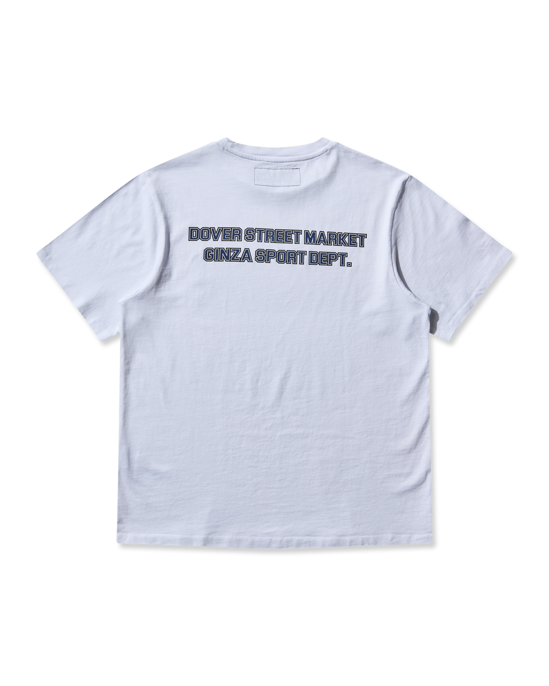 Back view of Mental Athletic Logo Box Path Logo Tee in breathable cotton fabric.