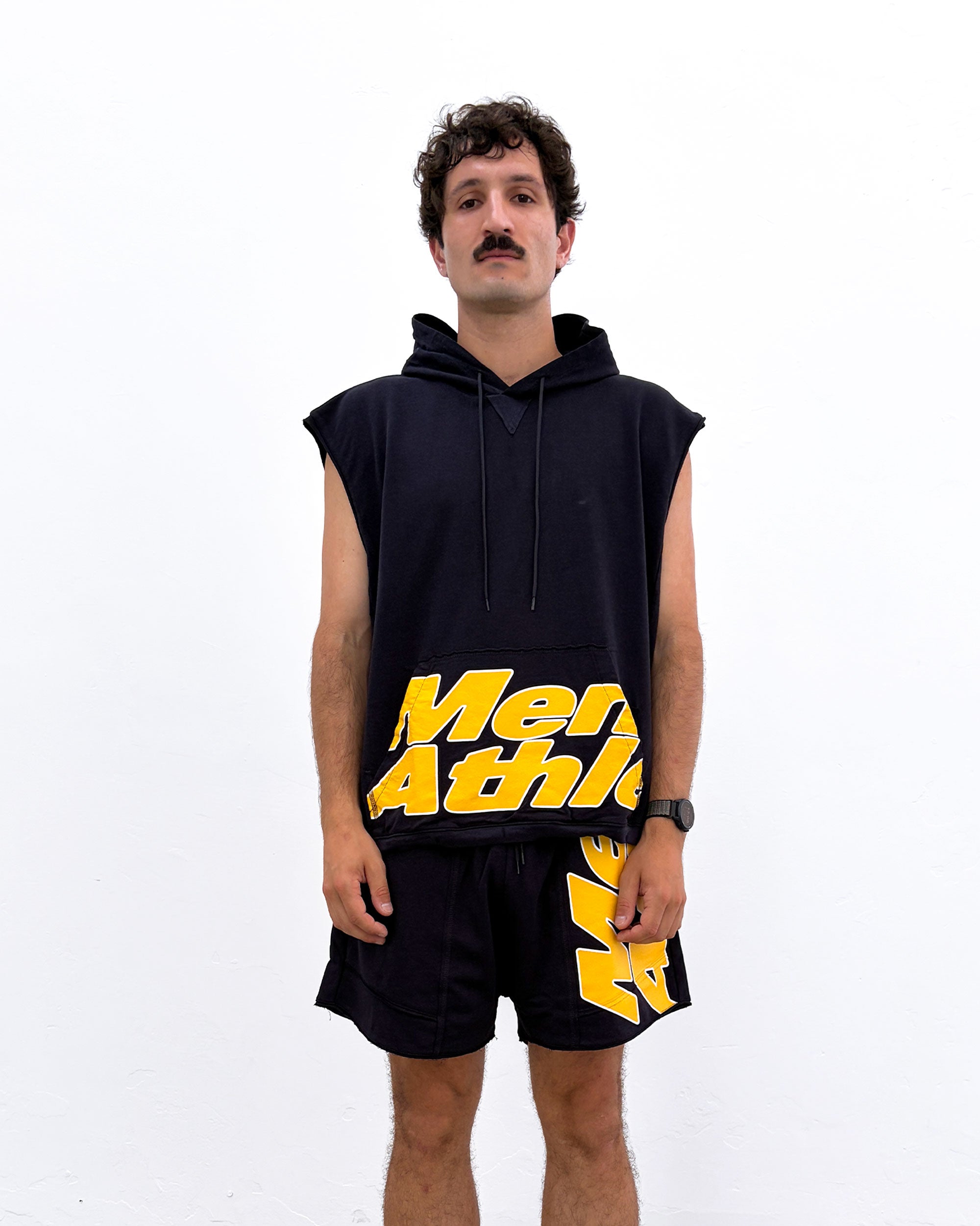 Overlogo Sleeveless Utility Hoodie