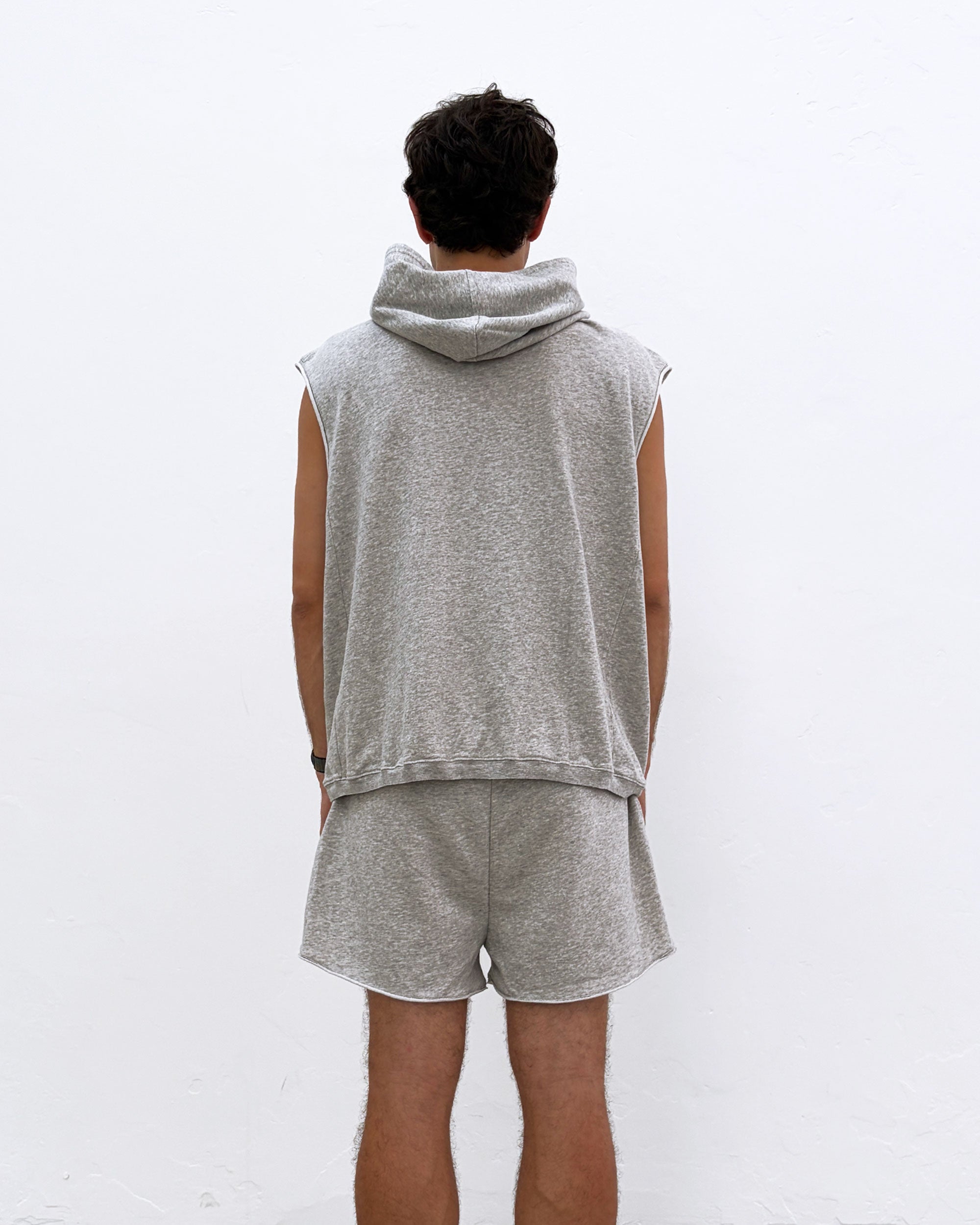 Overlogo Sleeveless Utility Hoodie