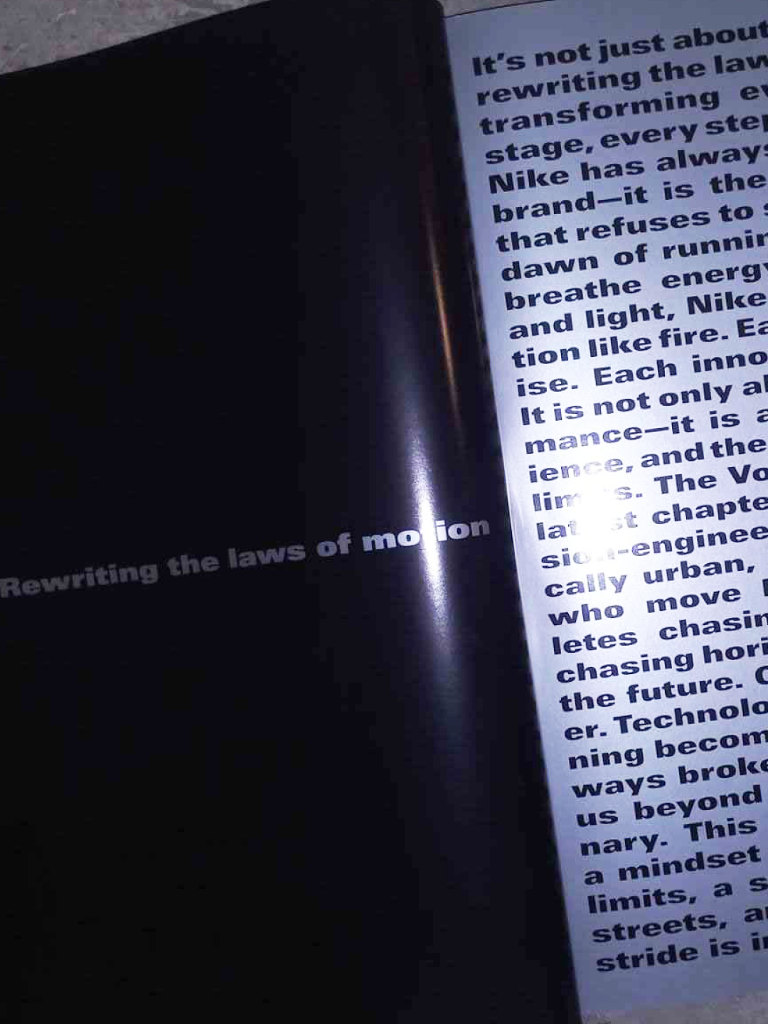 Open spread featuring text and minimal layout from Rise Above — The Zero Gravity Mindset.