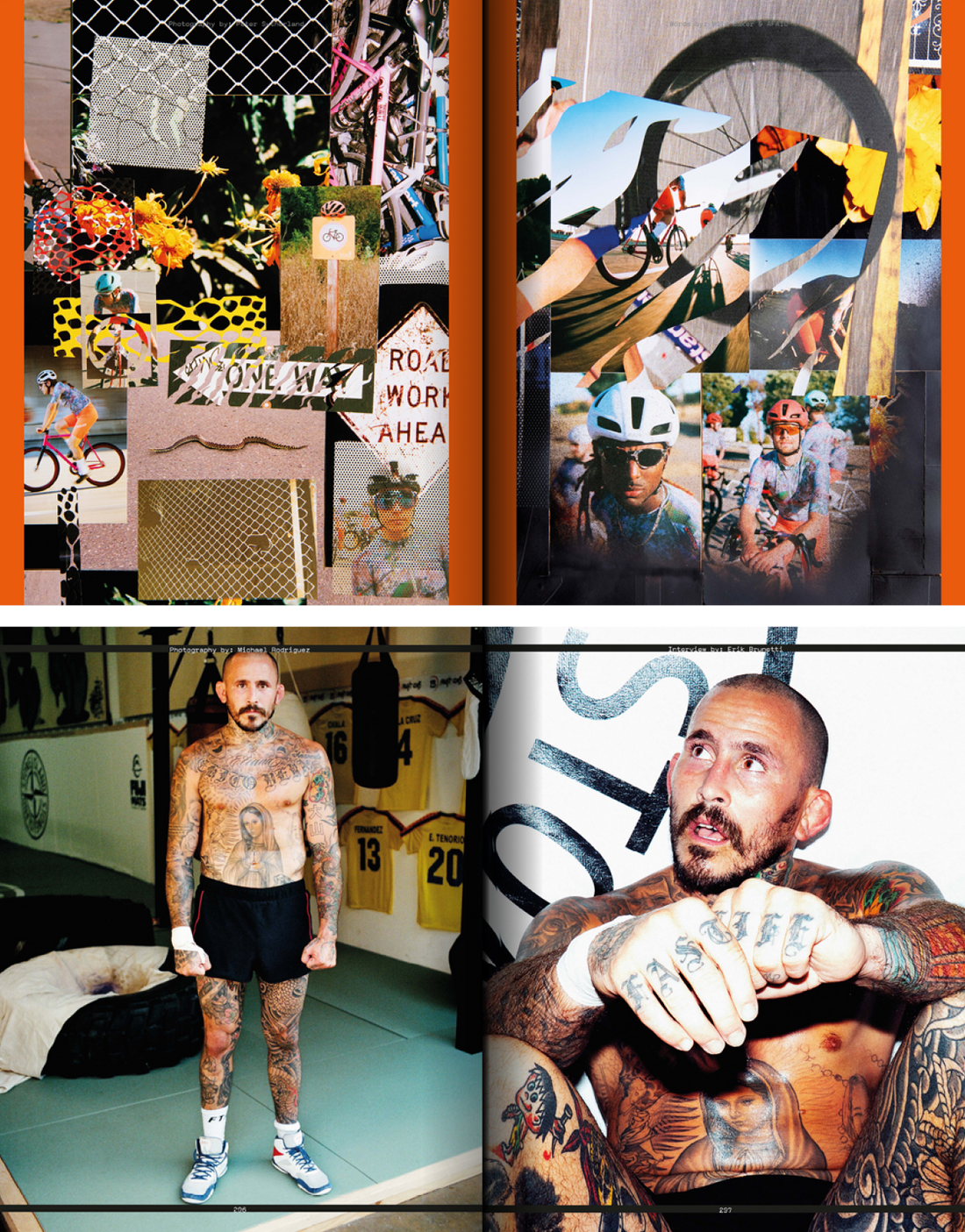 Portraits of athletes and creatives featured in Mental Athletic Issue 4, photographed in documentary style.