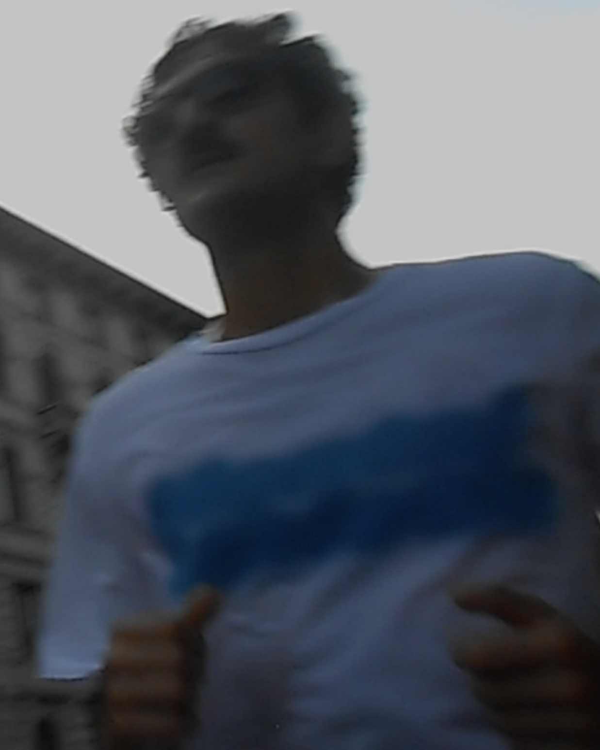 Mental Athletic white cotton t-shirt worn on body, front lifestyle view.