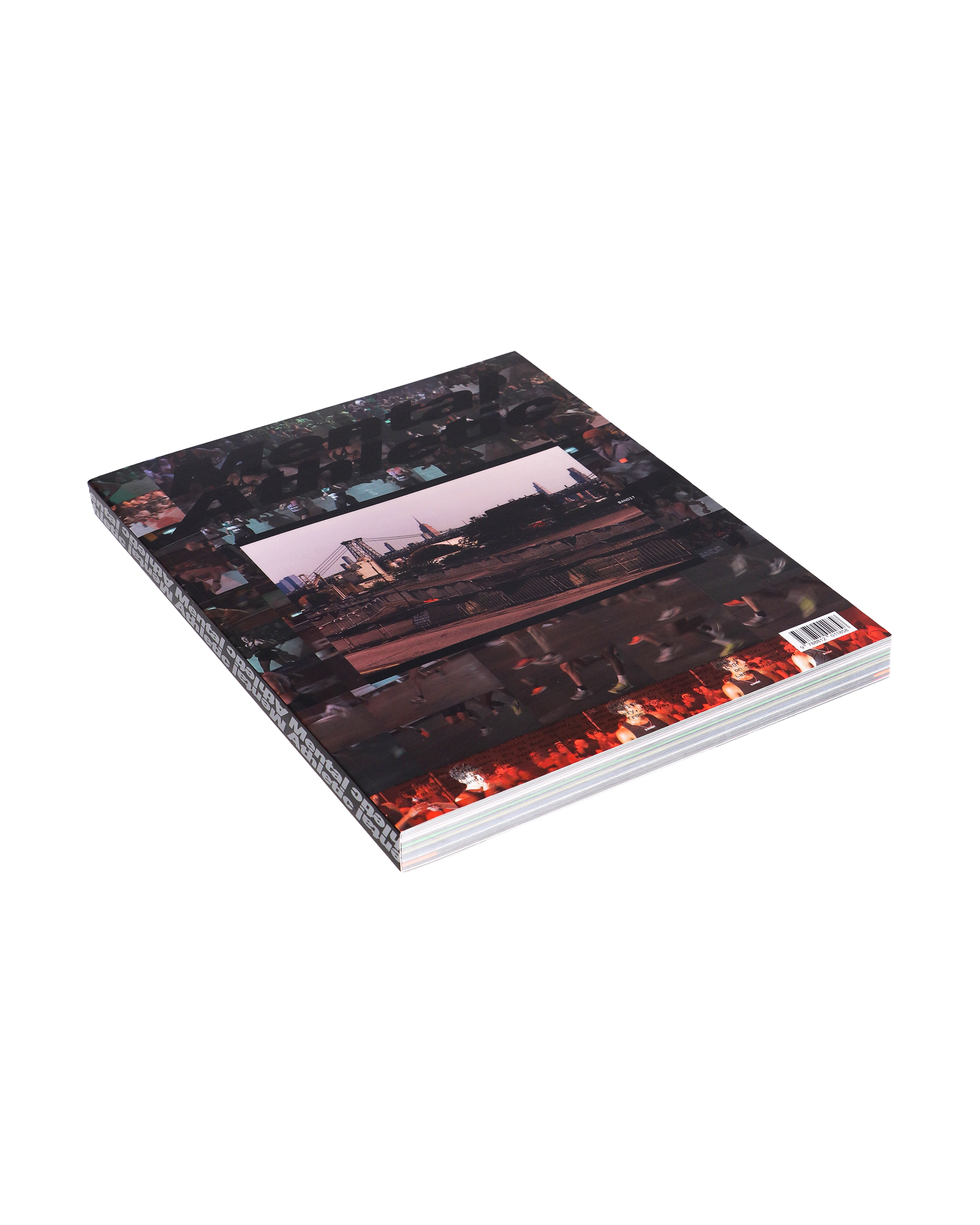 Side view of Mental Athletic Issue 4 Bandit edition, biannual 424-page magazine.