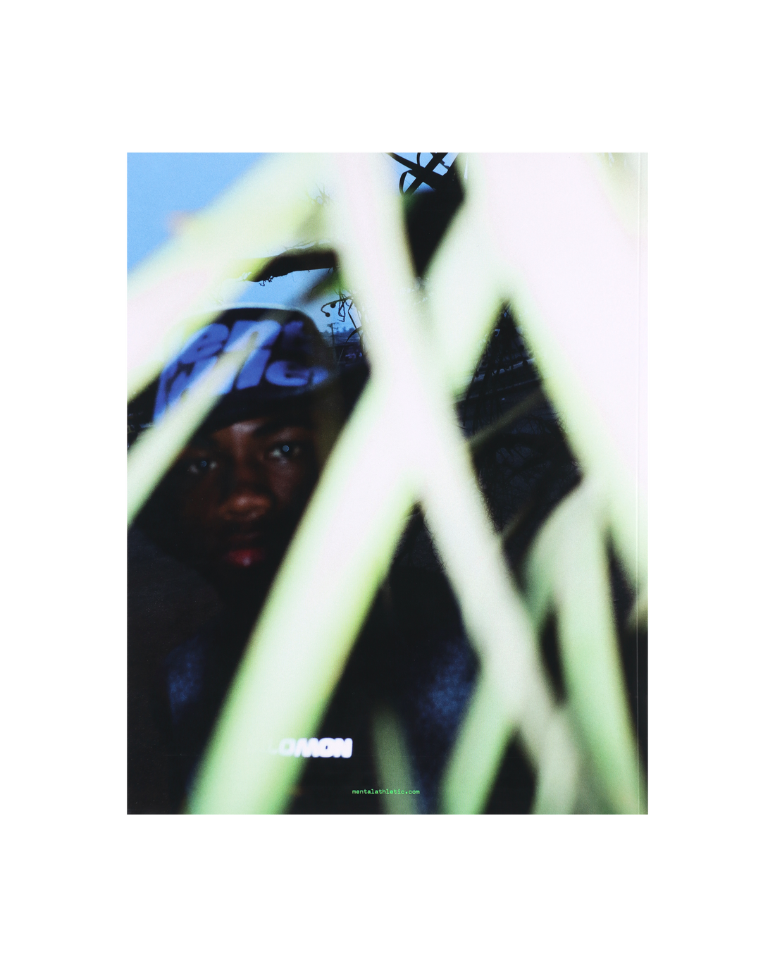 Abstract image from Mental Athletic Issue 4 visual feature exploring movement and form.