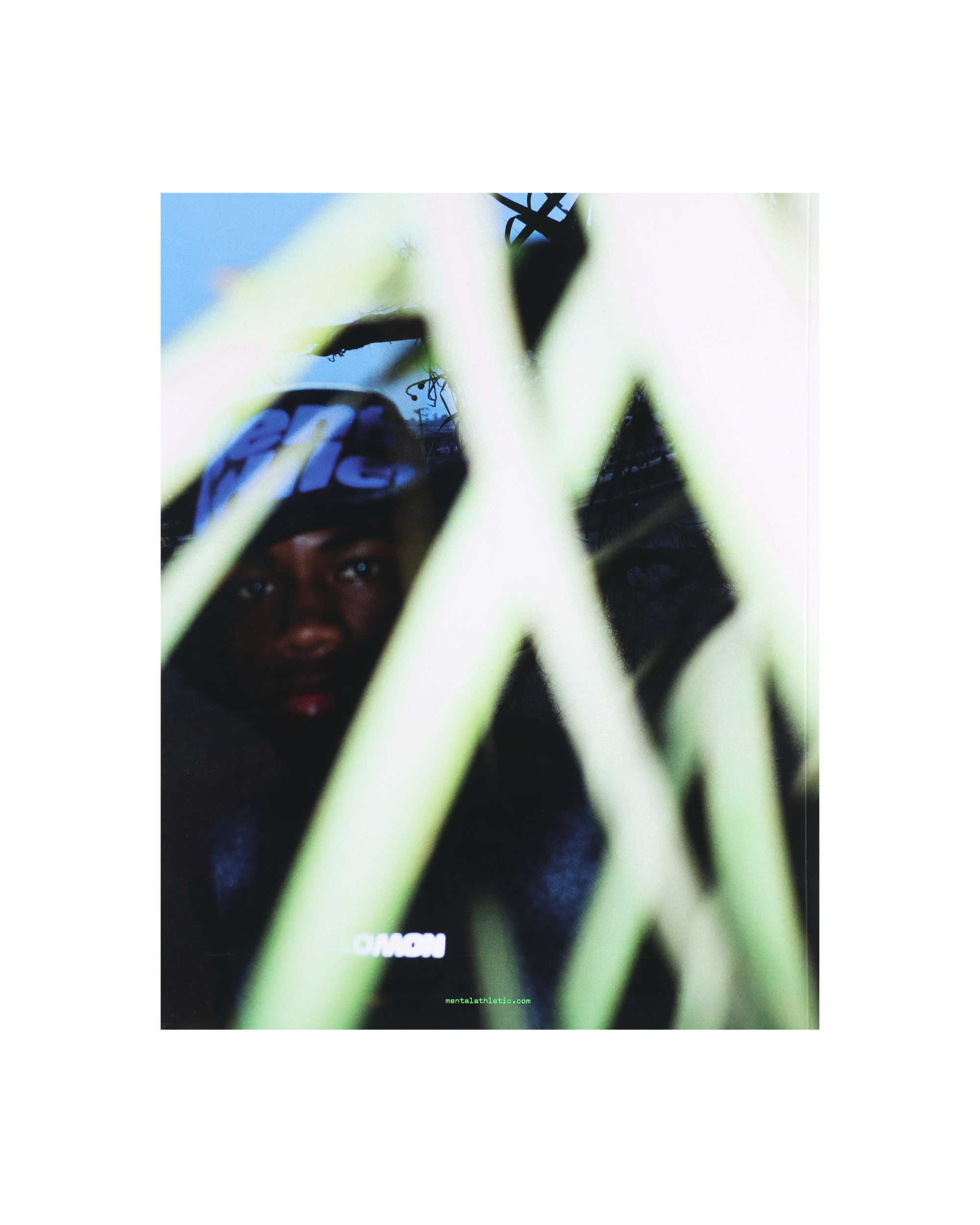 Abstract image from Mental Athletic Issue 4 visual feature exploring movement and form.