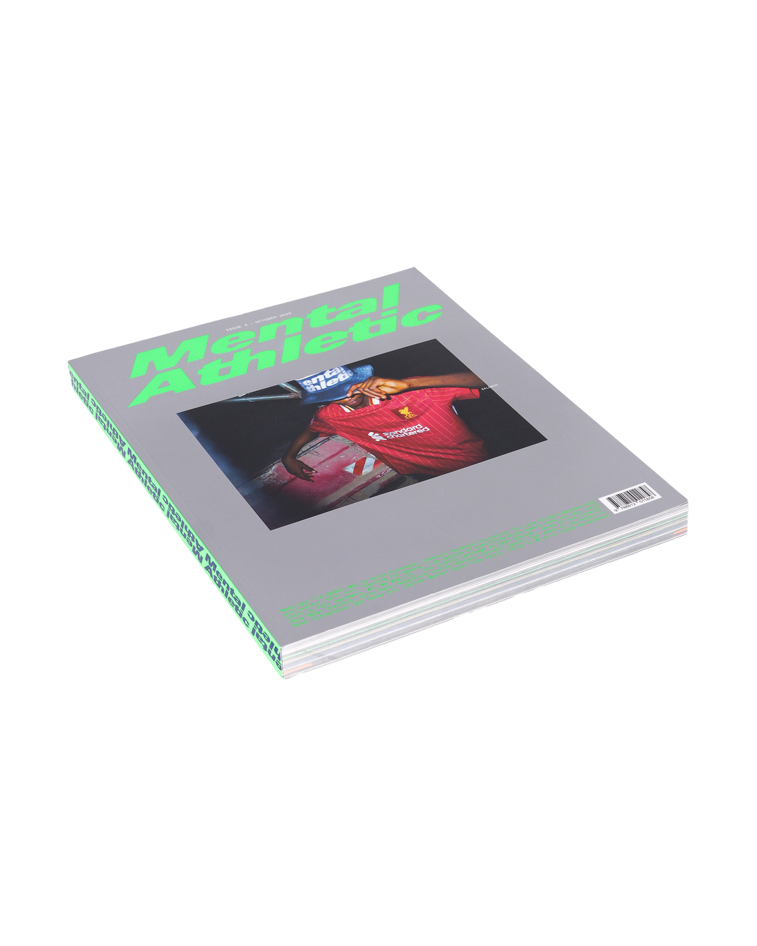 Side view of Mental Athletic Issue 4 Salomon edition, biannual 424-page magazine.