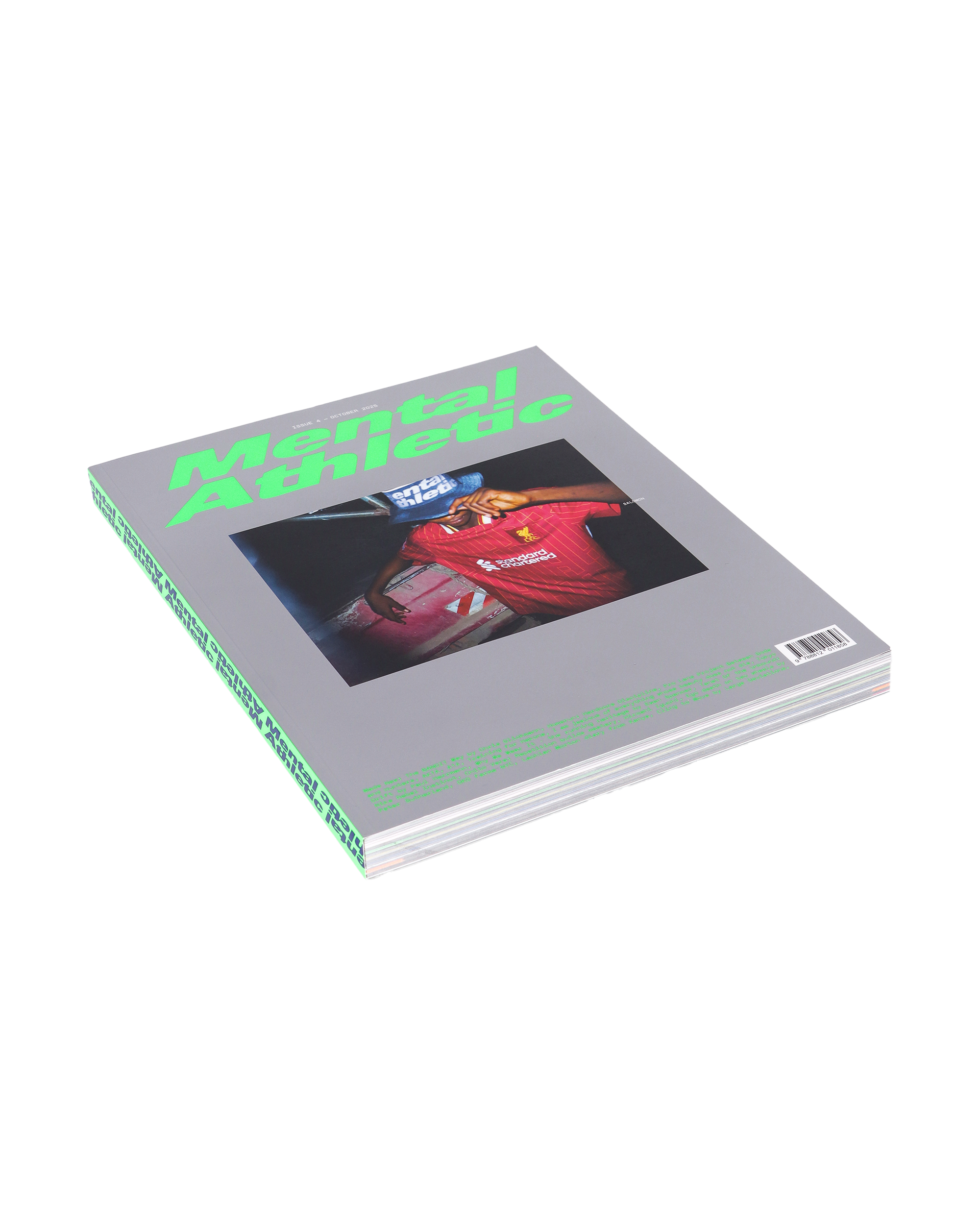 Side view of Mental Athletic Issue 4 Salomon edition, biannual 424-page magazine.