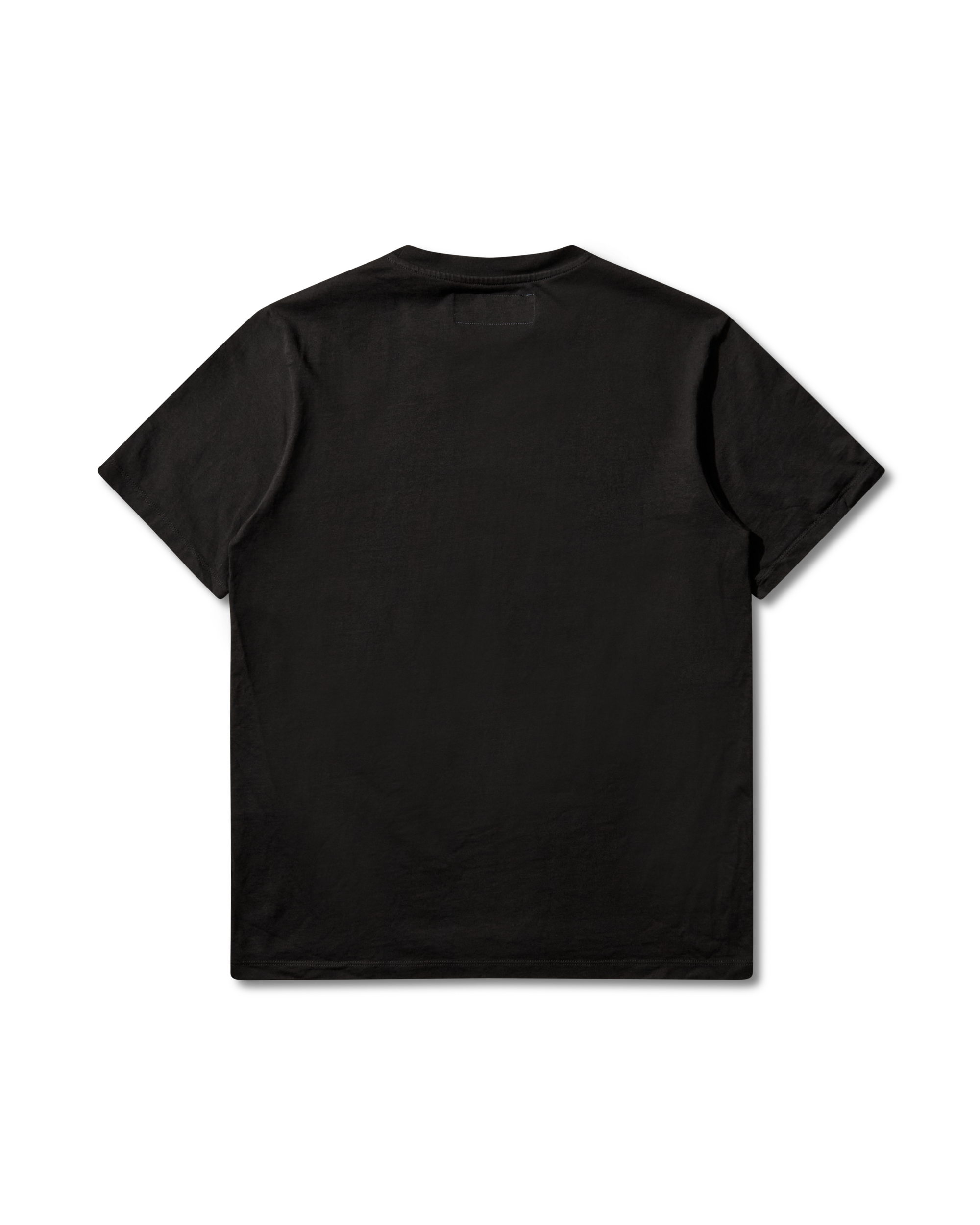 Mental Athletic “Tokyo Calling” black t-shirt, back view.
